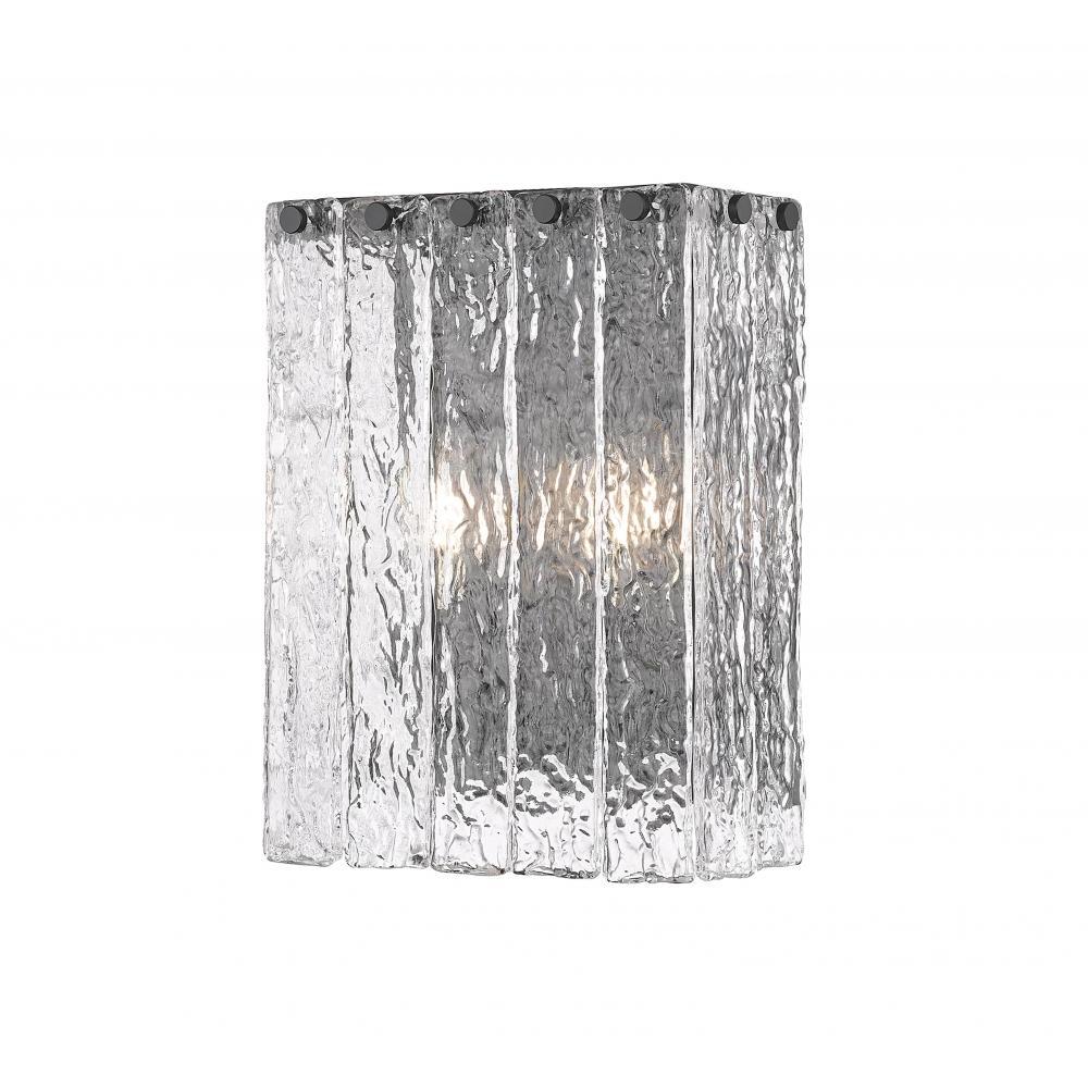 2 Light Wall Sconce-Clear