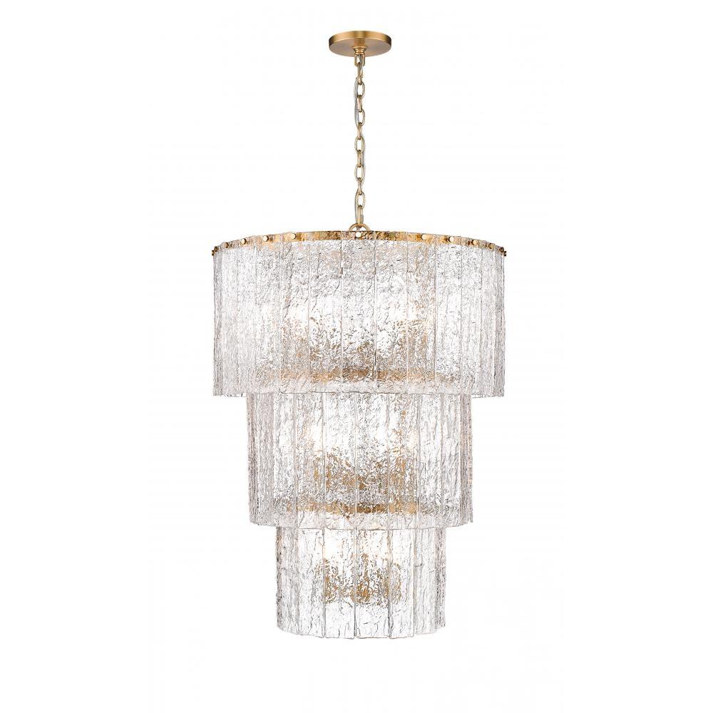 12 Light Chandelier-Clear
