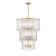 12 Light Chandelier-Clear