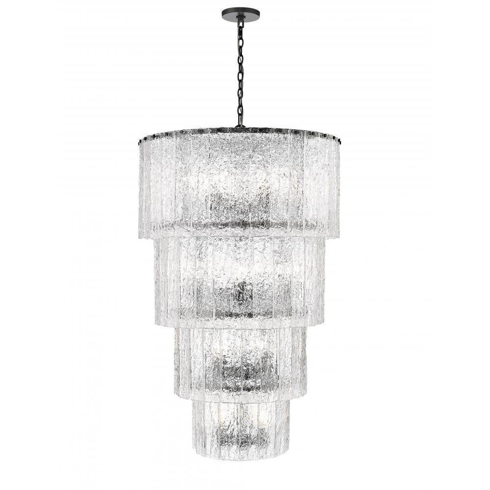 18 Light Chandelier-Clear