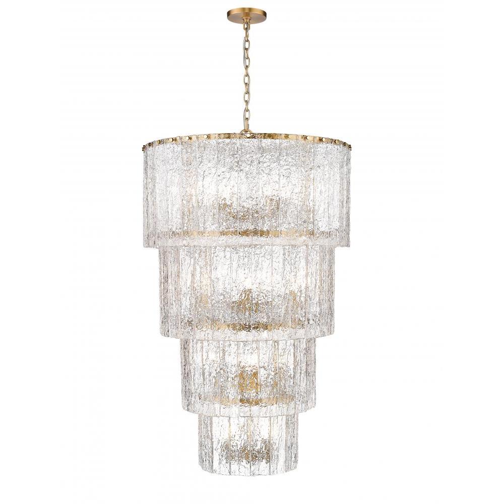 18 Light Chandelier-Clear