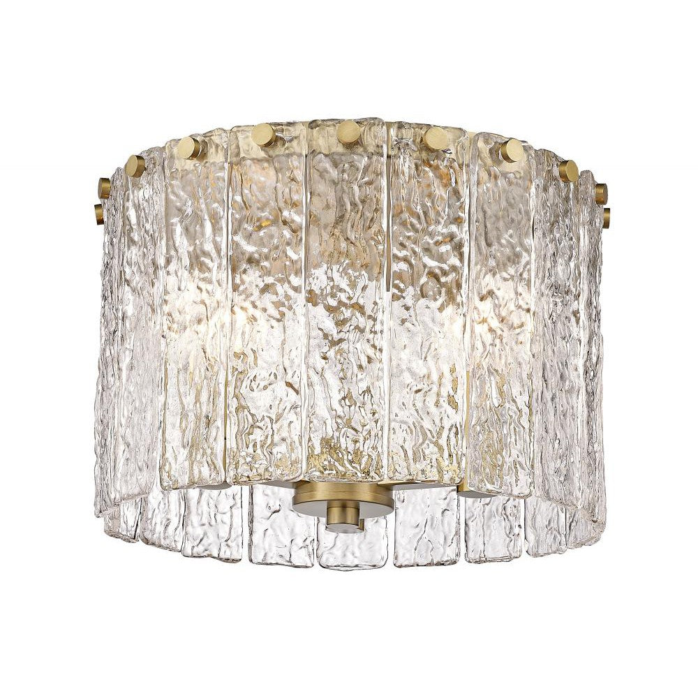 Z-Lite Lighting 1943F12-MGLD Flush Mount Contemporary - Gold