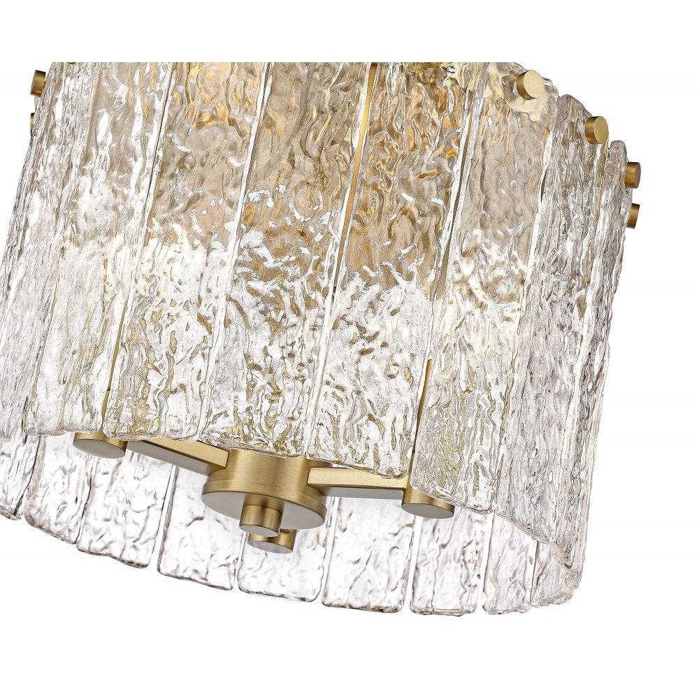 Z-Lite Lighting 1943F12-MGLD Flush Mount Contemporary - Gold