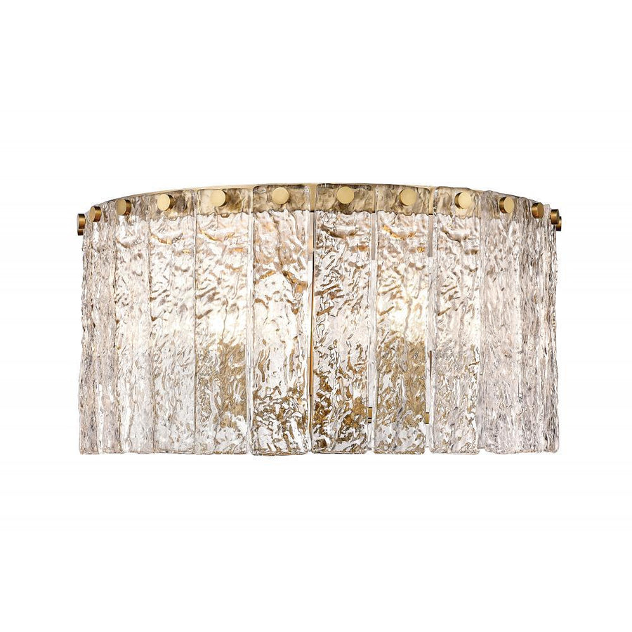 5 Light Flush Mount Light-Clear