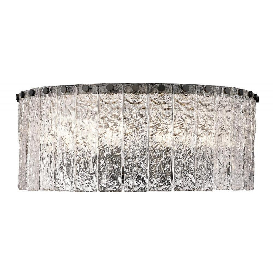 8 Light Flush Mount Light-Clear