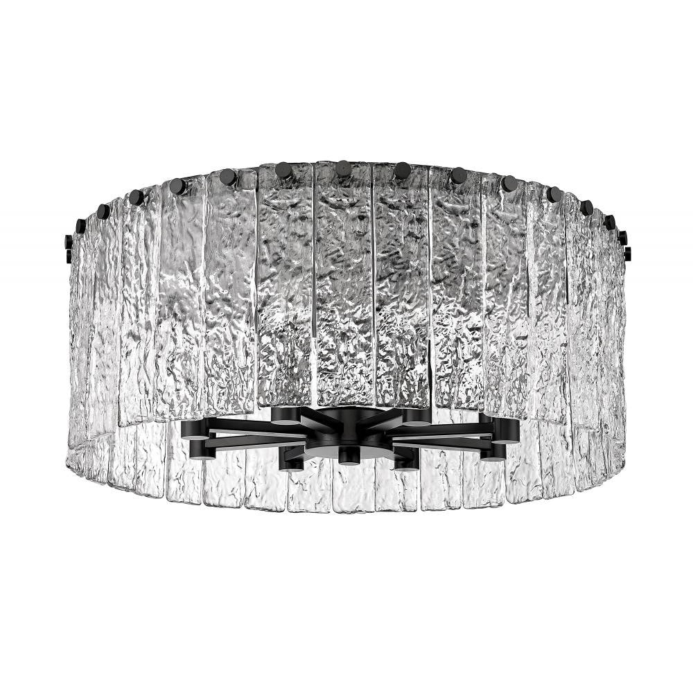 Z-Lite Lighting 1943F20-MB Flush Mount Contemporary - Black