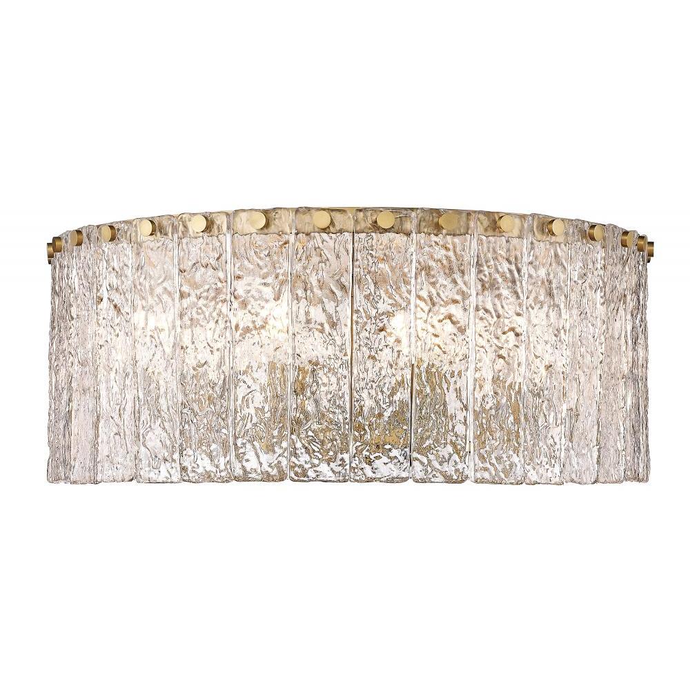 8 Light Flush Mount Light-Clear