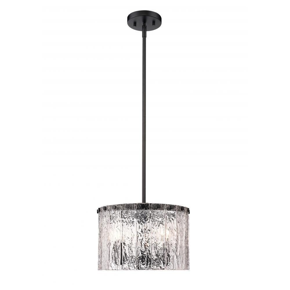 3 Light Pendant-Clear