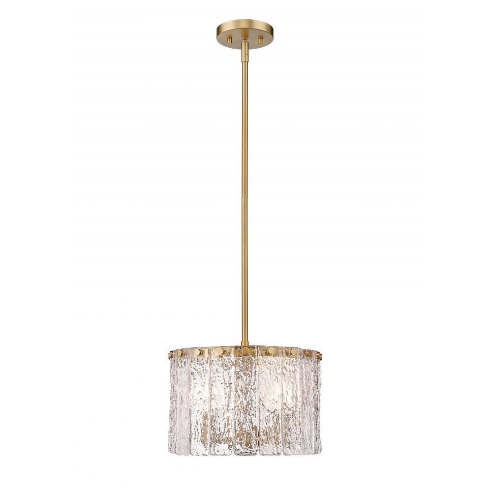 3 Light Pendant-Clear