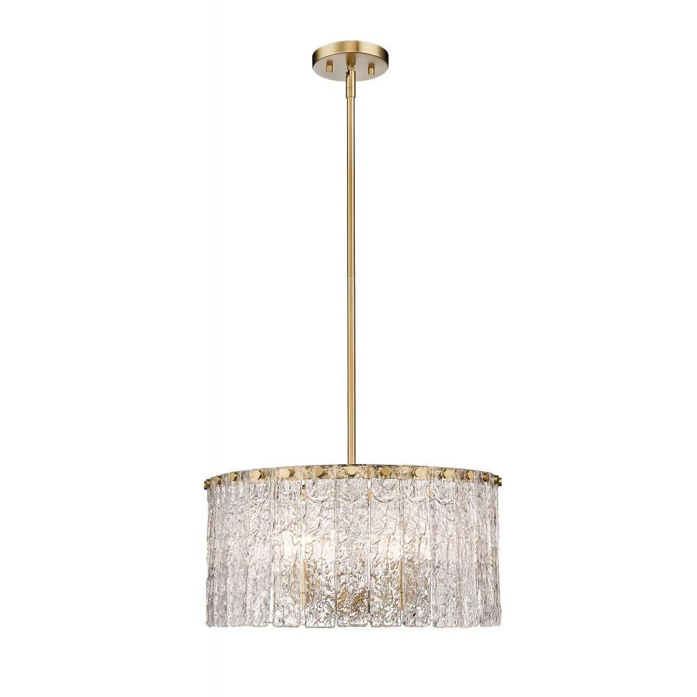 5 Light Pendant-Clear