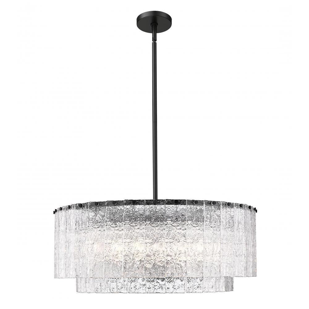12 Light Pendant-Clear