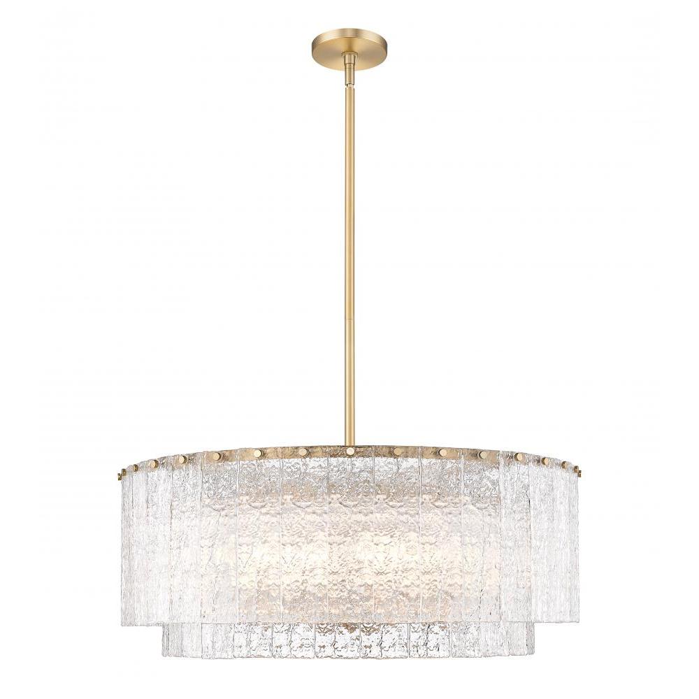 12 Light Pendant-Clear