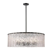 12 Light Chandelier-Clear