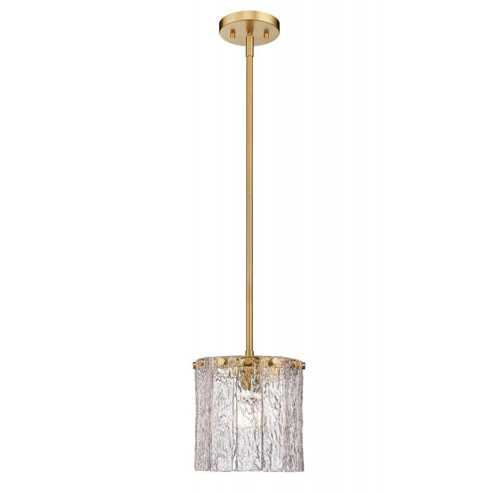1 Light Pendant-Clear
