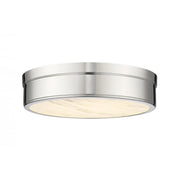 1 Light Flush Mount Light-Marbled