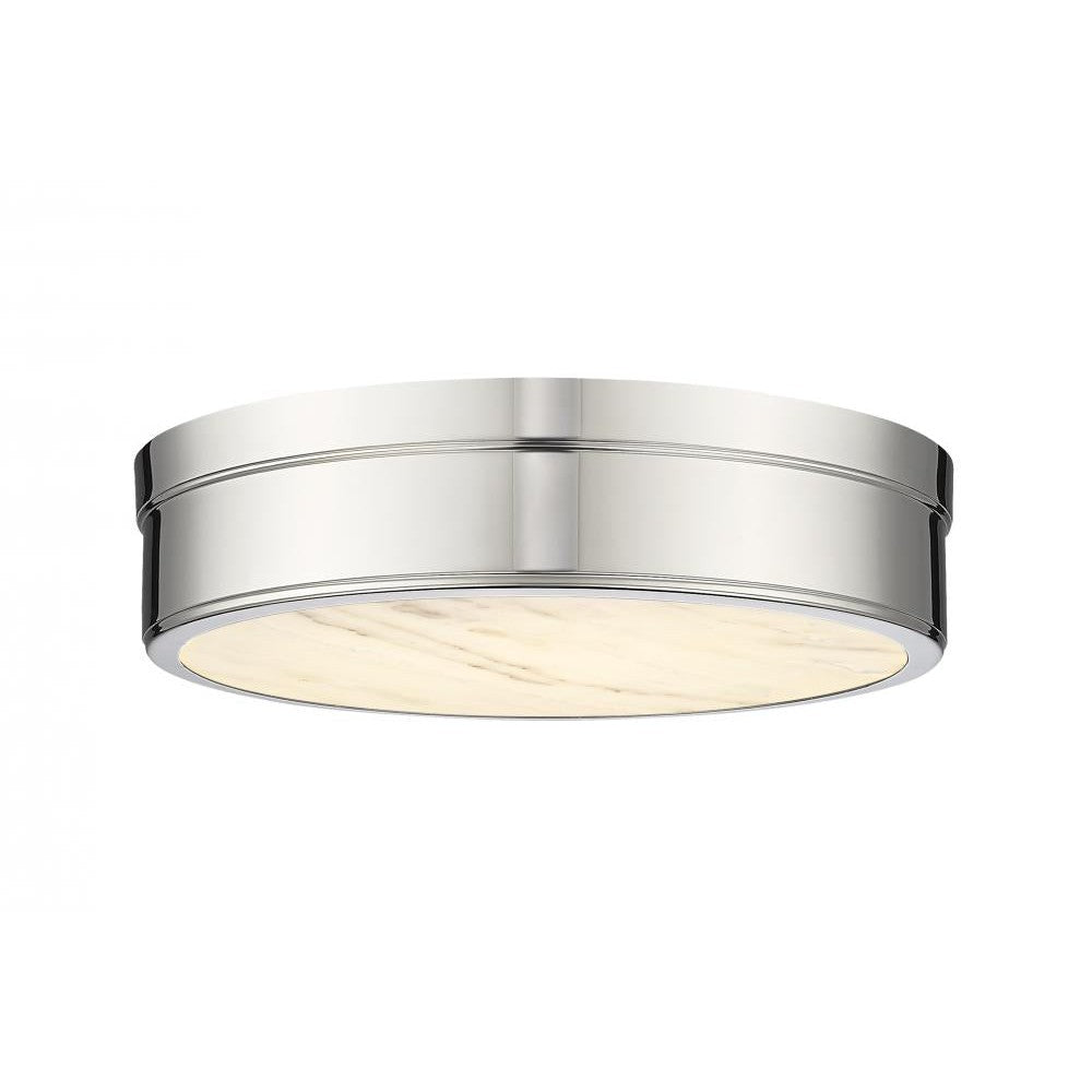 Z-Lite Lighting 1944F15-PN-LED Flush Mount Contemporary - Nickel