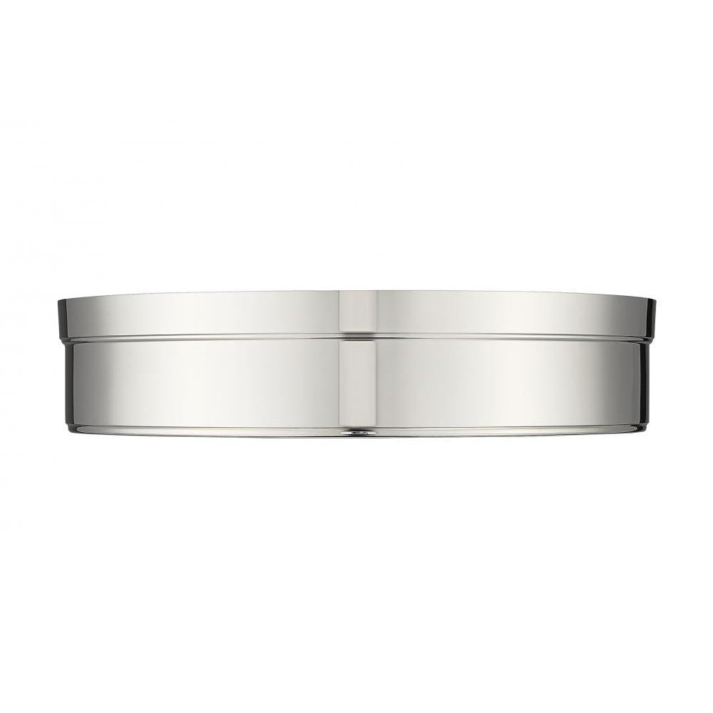 Z-Lite Lighting 1944F15-PN-LED Flush Mount Contemporary - Nickel