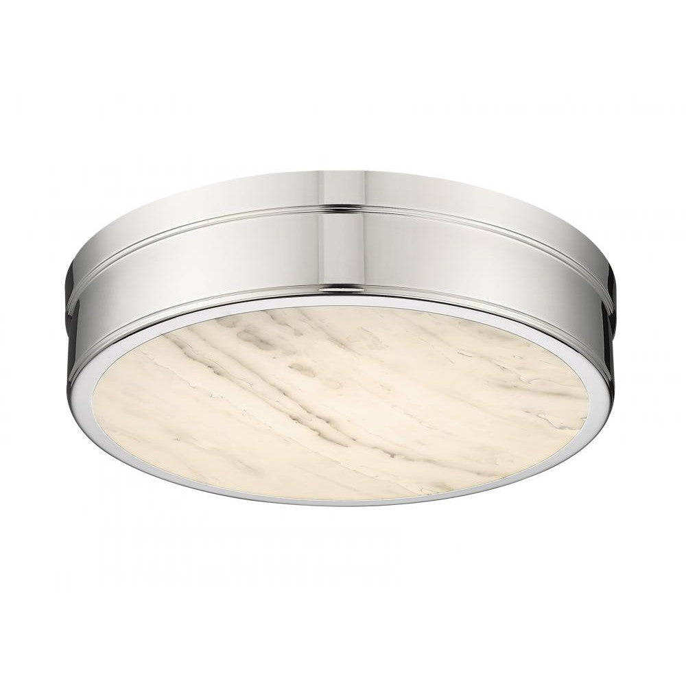 Z-Lite Lighting 1944F15-PN-LED Flush Mount Contemporary - Nickel