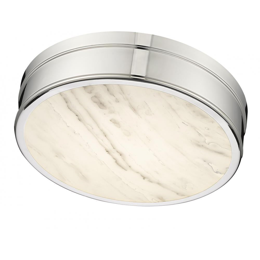 Z-Lite Lighting 1944F15-PN-LED Flush Mount Contemporary - Nickel