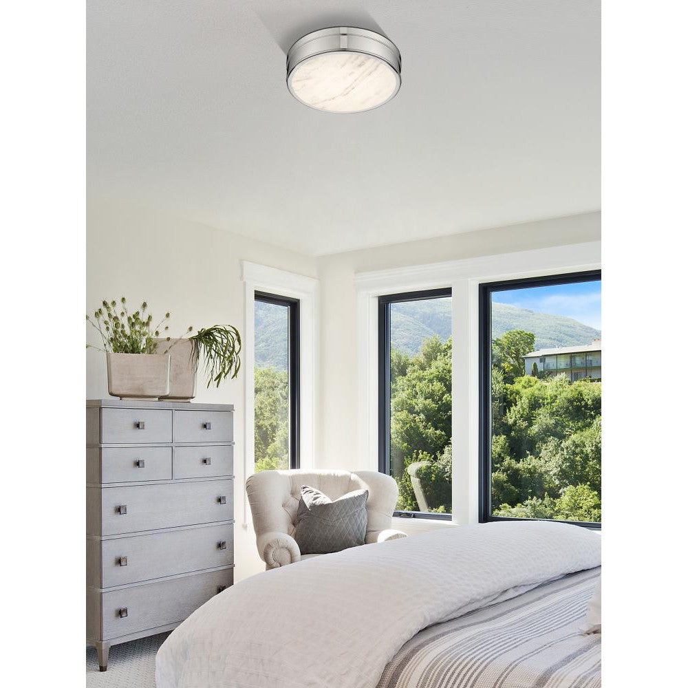 Z-Lite Lighting 1944F15-PN-LED Flush Mount Contemporary - Nickel