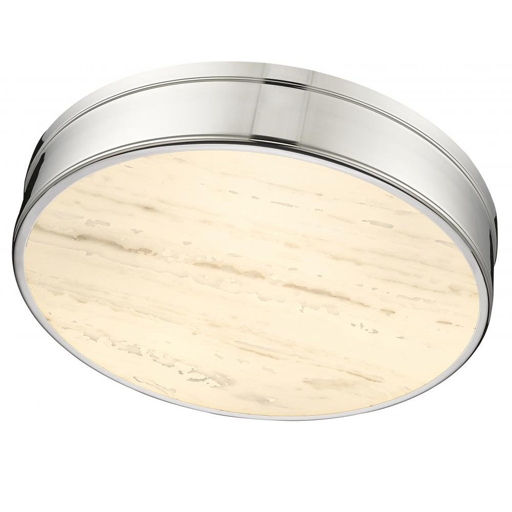 Z-Lite Lighting 1944F22-PN-LED Flush Mount Contemporary - Nickel