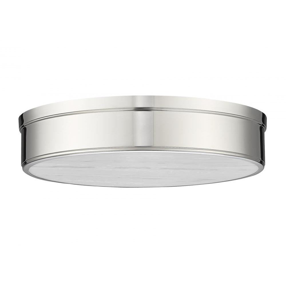 Z-Lite Lighting 1944F22-PN-LED Flush Mount Contemporary - Nickel