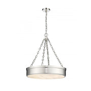 3 Light Chandelier-Marbled