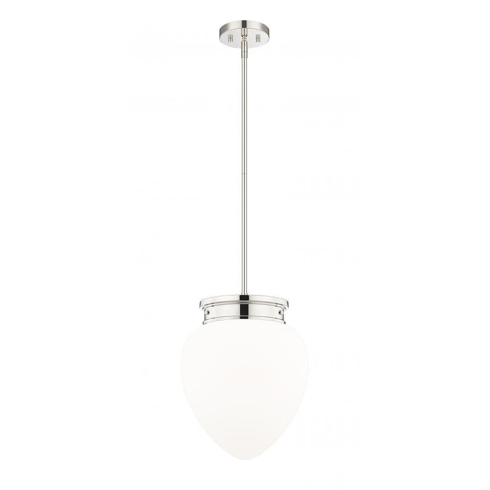 1 Light Pendant-Etched Opal