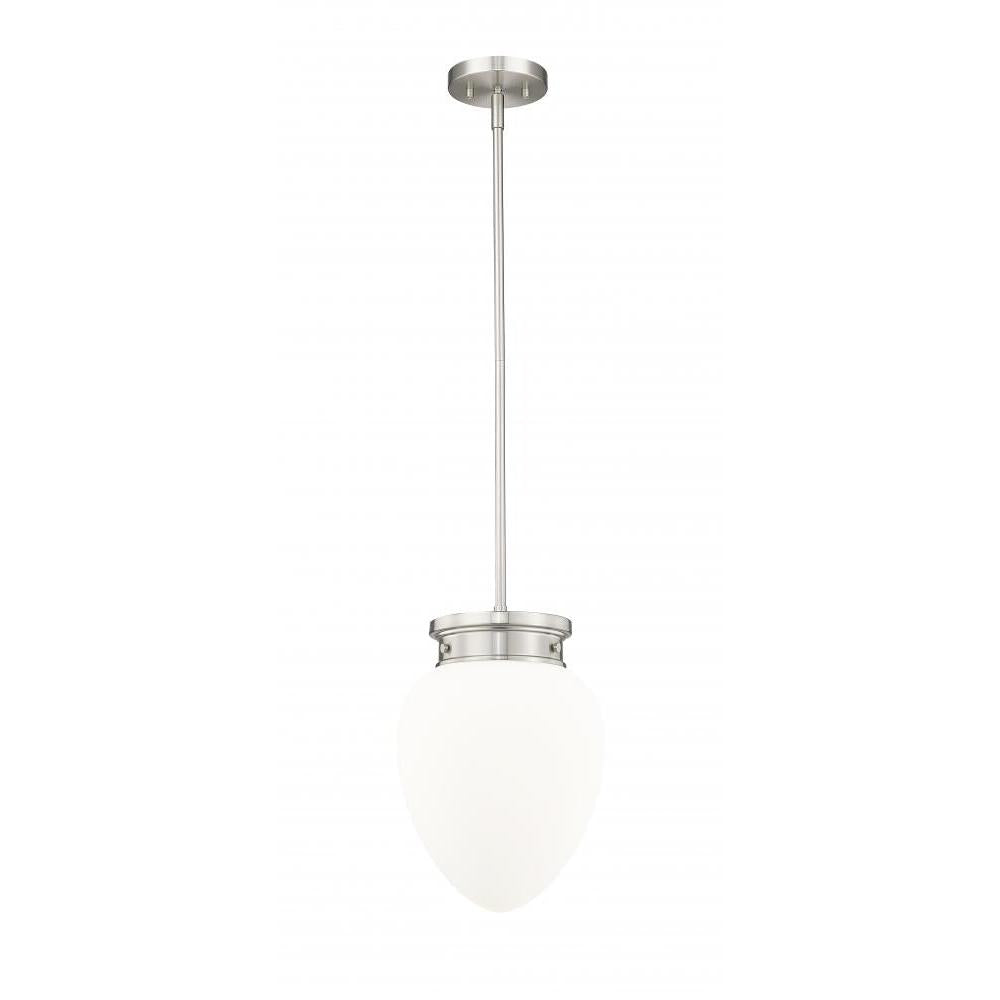 1 Light Pendant-Etched Opal