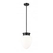 1 Light Pendant-Etched Opal