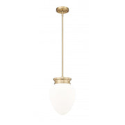 1 Light Pendant-Etched Opal