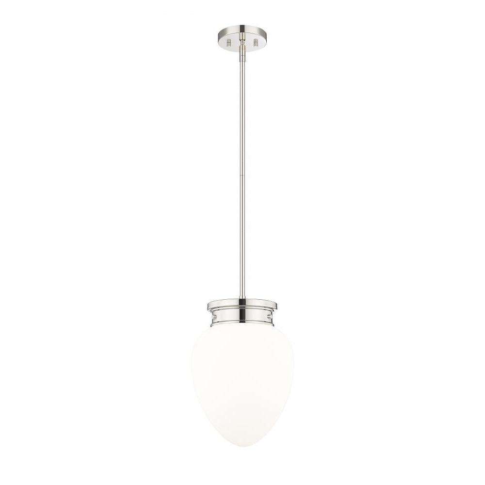 1 Light Pendant-Etched Opal