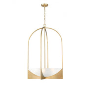 6 Light Chandelier-Sand Blast
