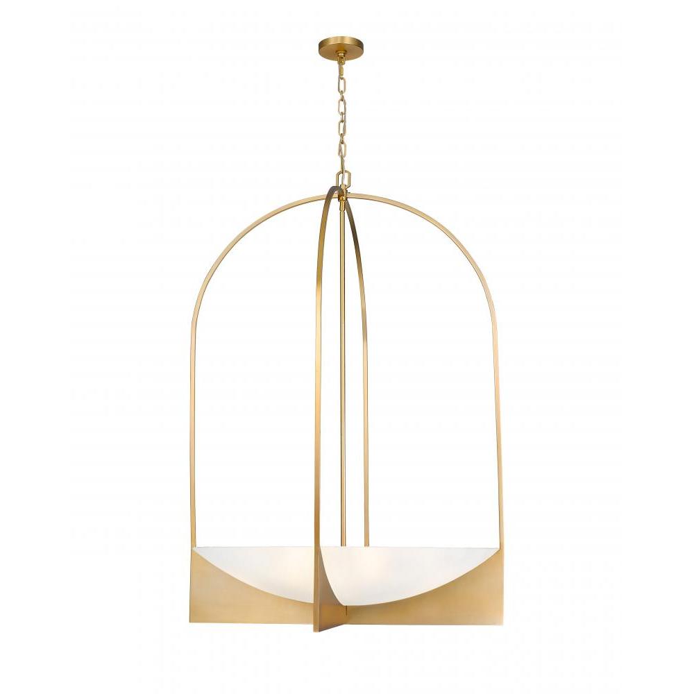 8 Light Chandelier-Sand Blast