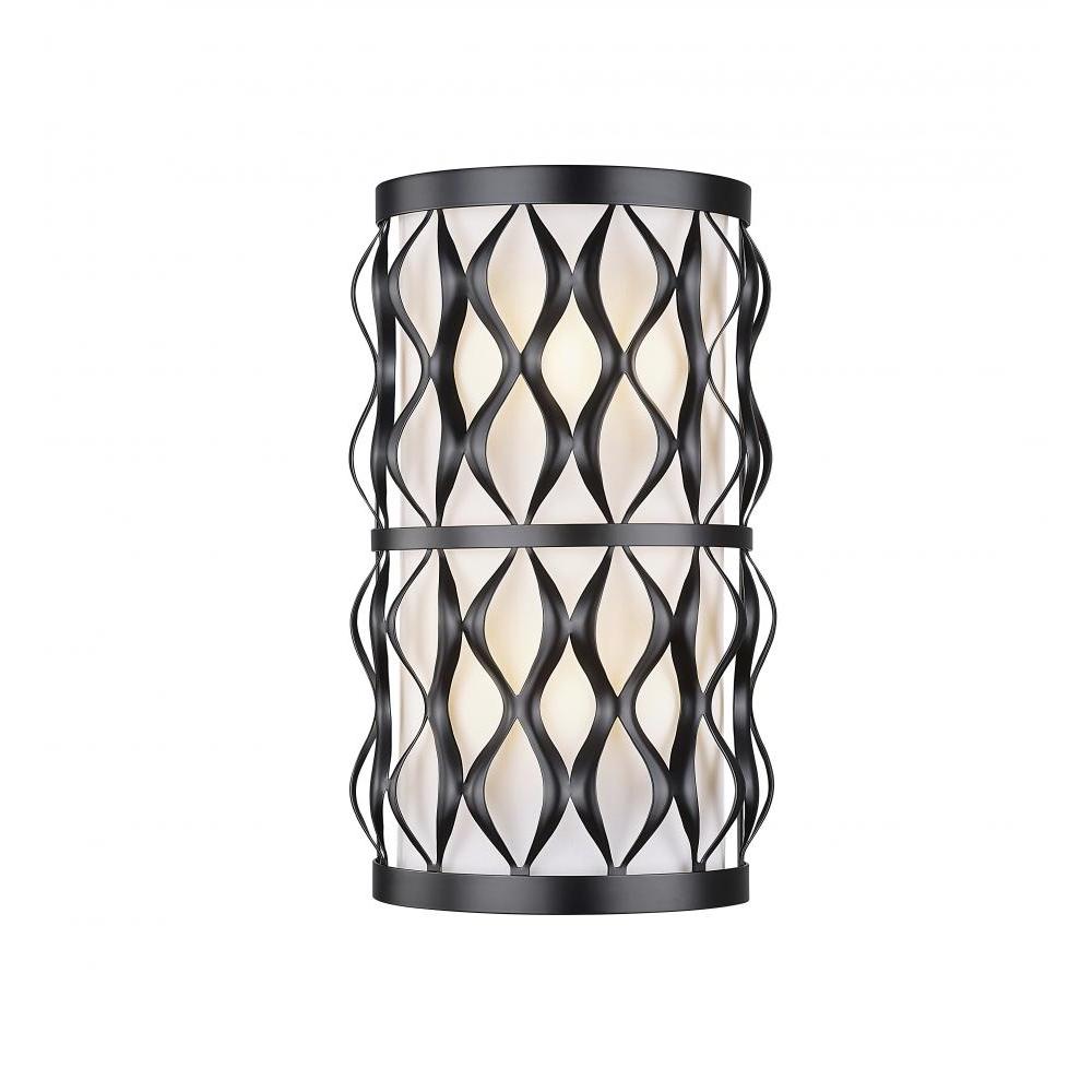 2 Light Wall Sconce-White