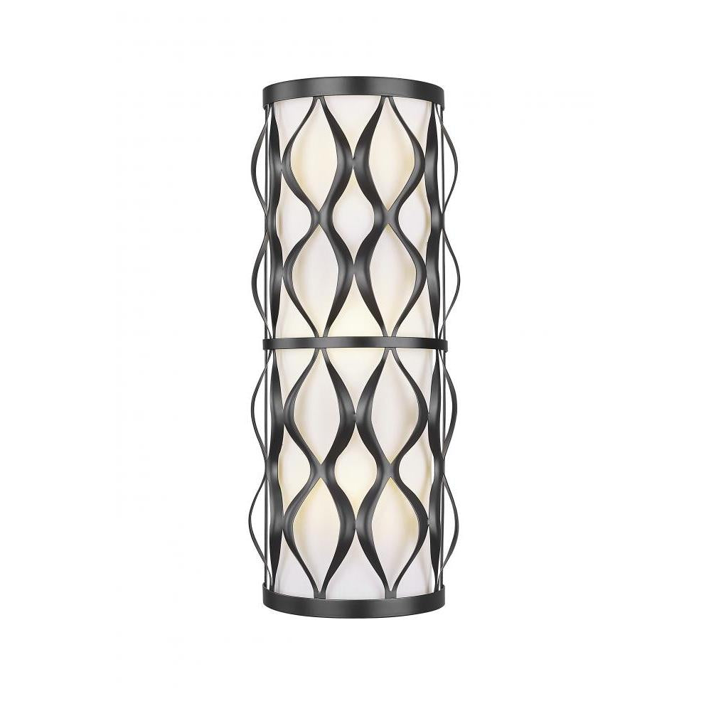 3 Light Wall Sconce-White