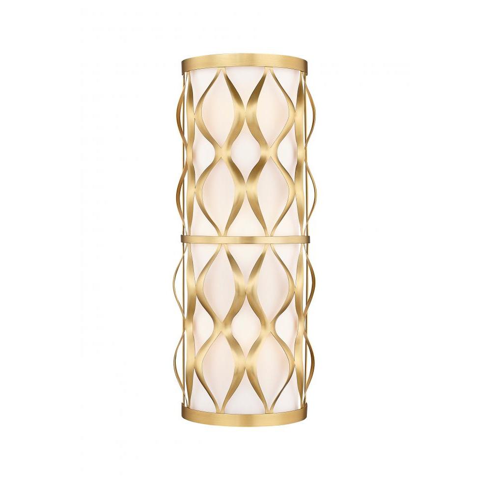 3 Light Wall Sconce-White
