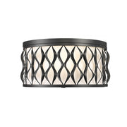 4 Light Flush Mount Light-White