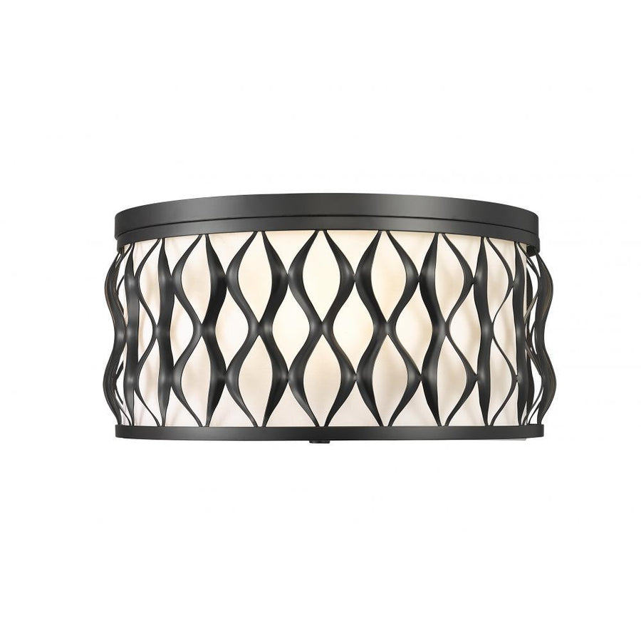 4 Light Flush Mount Light-White