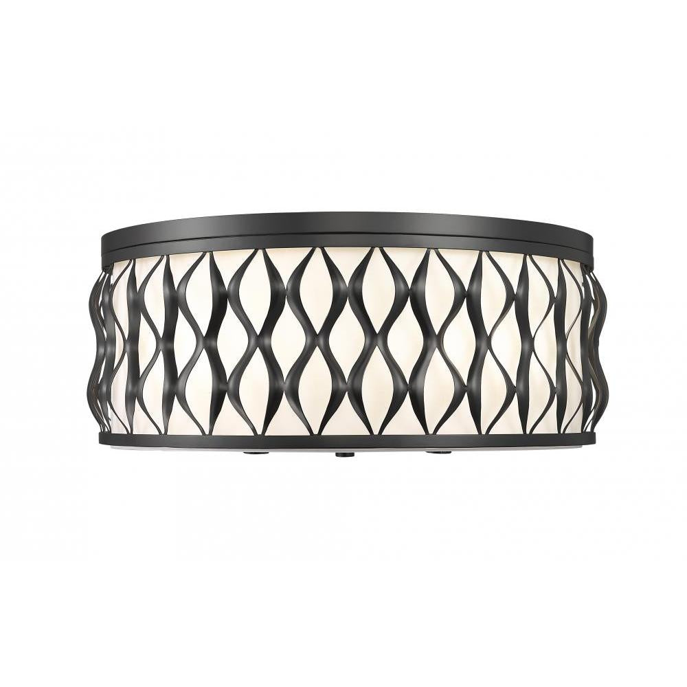 5 Light Flush Mount Light-White