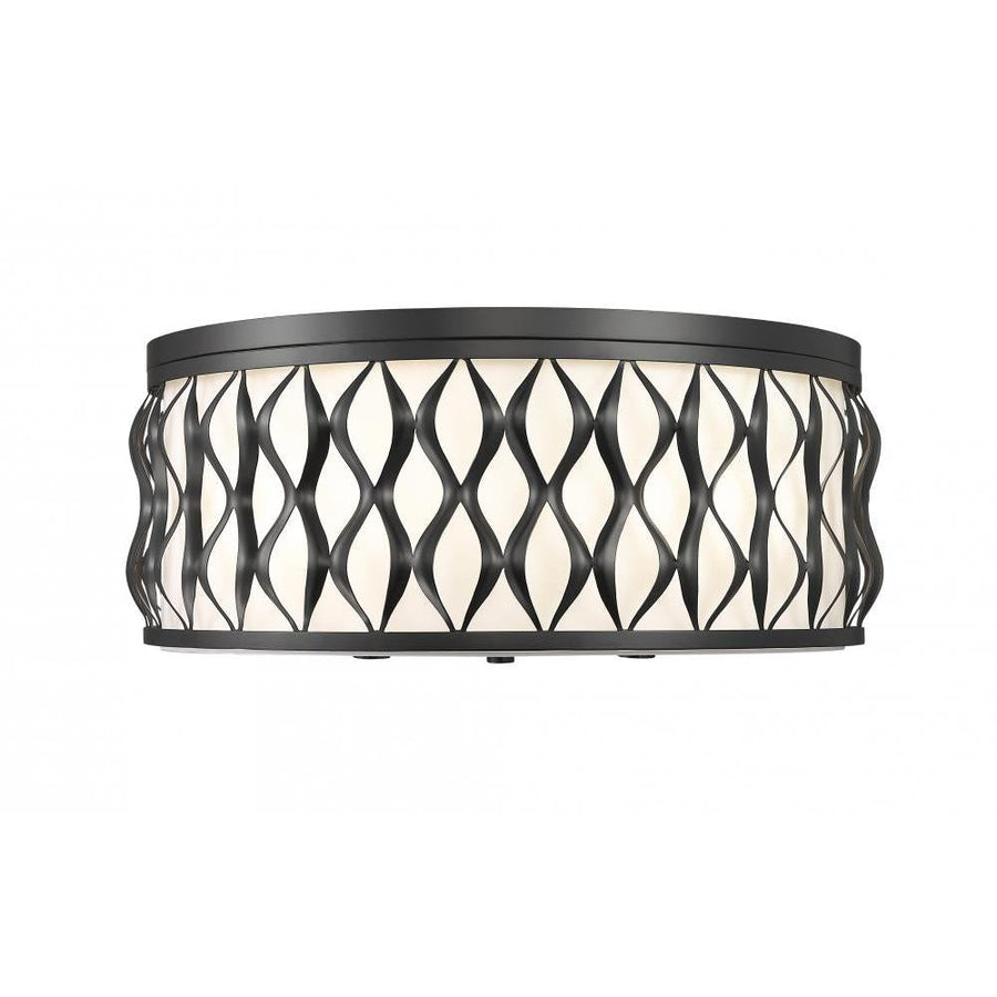 5 Light Flush Mount Light-White