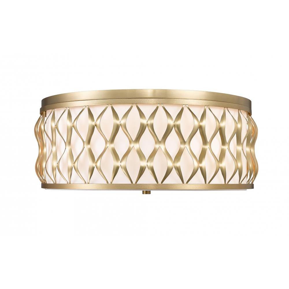 5 Light Flush Mount Light-White