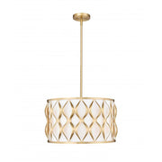 5 Light Pendant-White