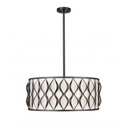 8 Light Pendant-White