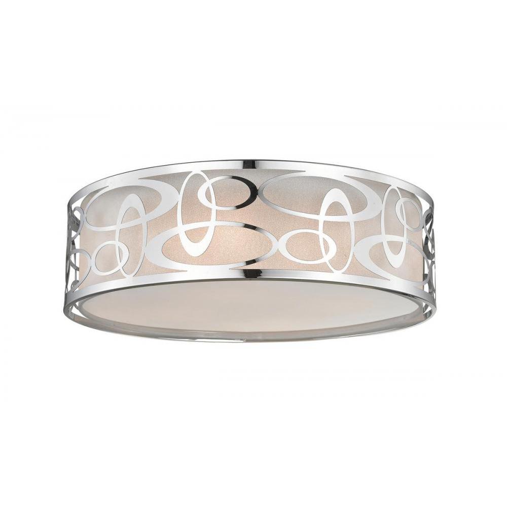 4 Light Pendant-White