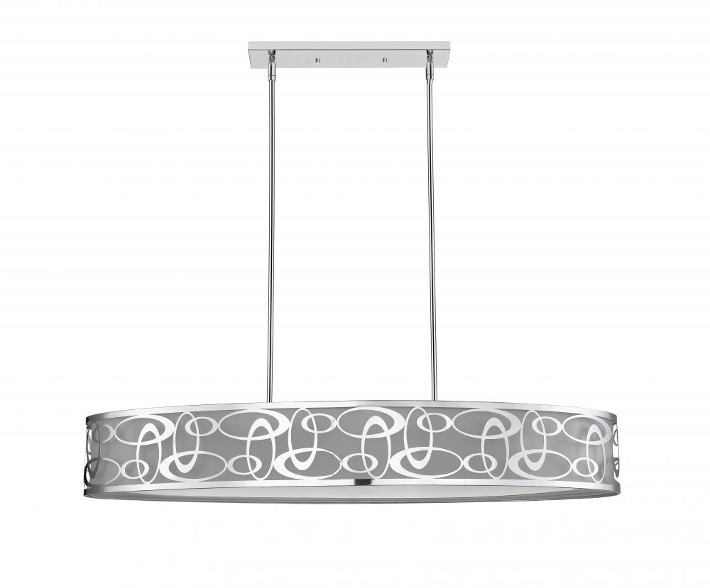 Z-Lite Lighting 195-55CH Linear Chandelier Contemporary - Chrome