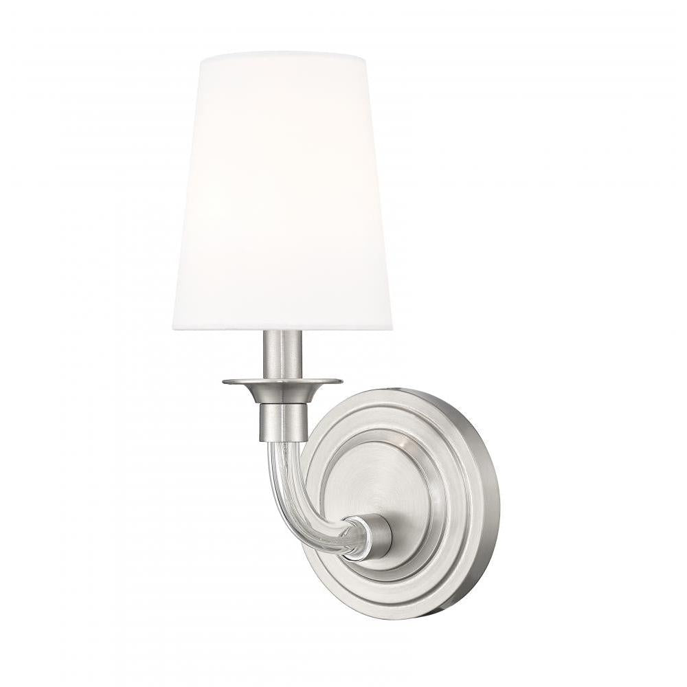 1 Light Wall Sconce-White