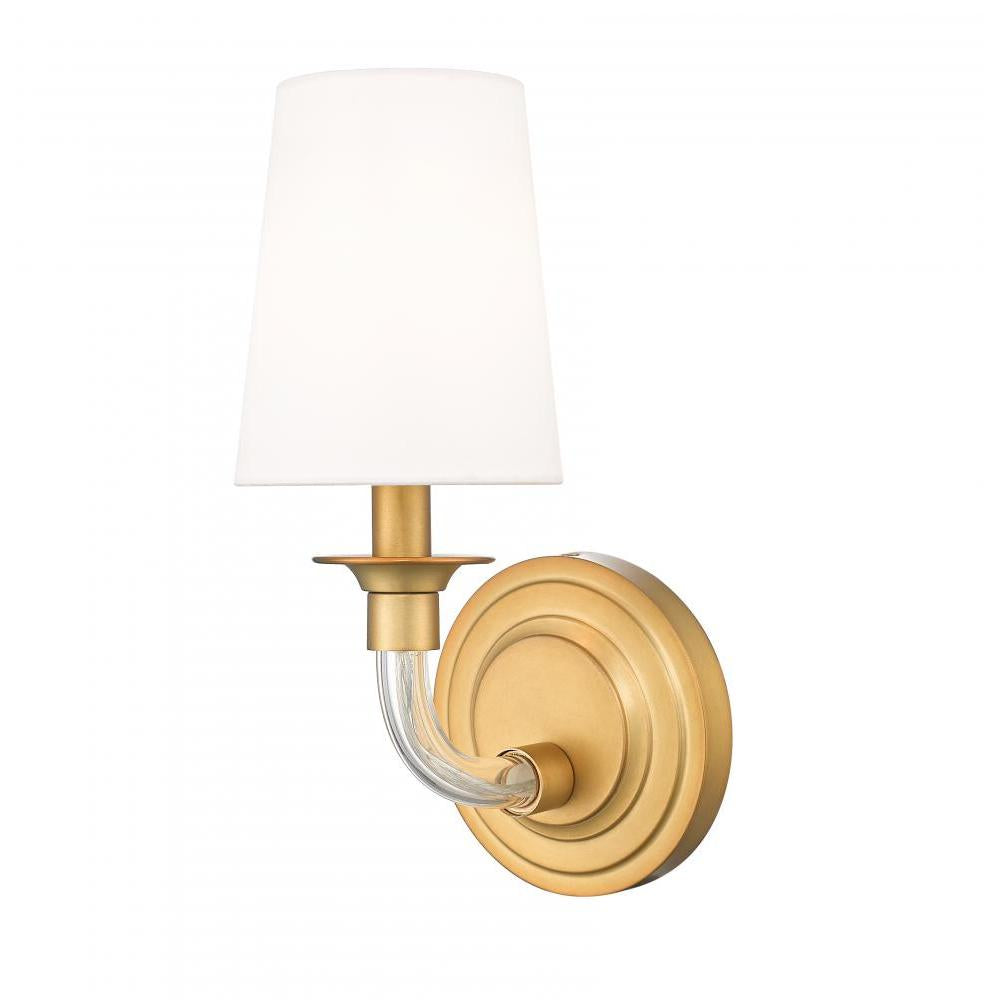 1 Light Wall Sconce-White