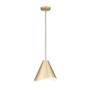 1 Light Pendant-Modern Gold & Inner White