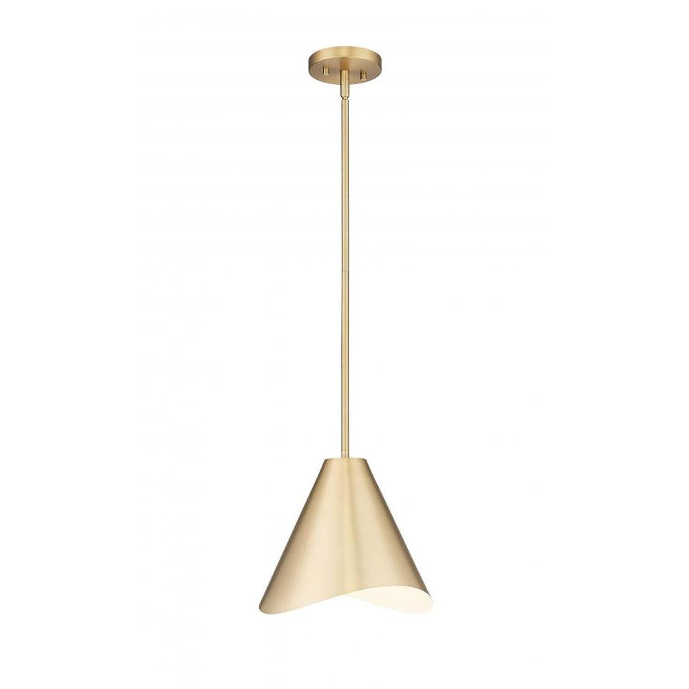 1 Light Pendant-Modern Gold & Inner White